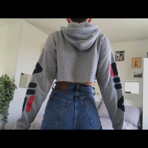 Fila + UO cropped sweatshirt